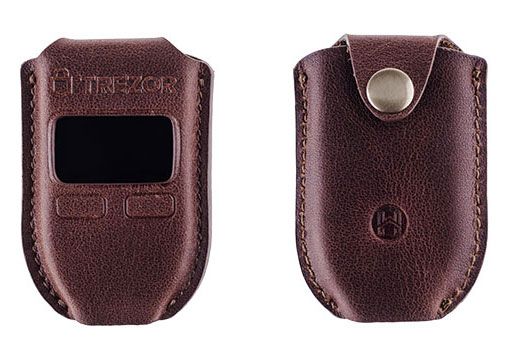 TREZOR One Leather case - WalletMart